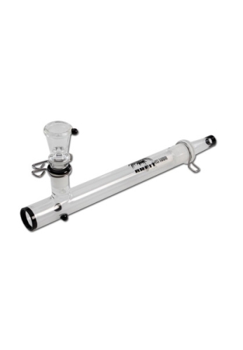BREIT Hand Pipe with Filter Adapter - стаклено луле со адаптер за филтер