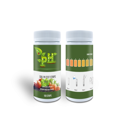 Soil pH Testing Strips – 100 Strips per Pack