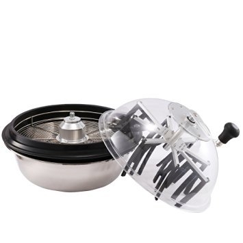 Spin Leaf  trimmer with transparent lid