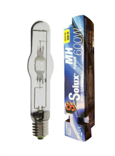 Solux MH grow 600W - метал-халидна сијалица за фаза на вегетација