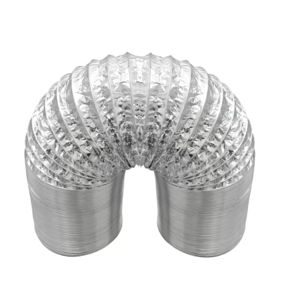 Ø127 / 1 m Silver Inside – tub ajri fleksibël pa mbushje