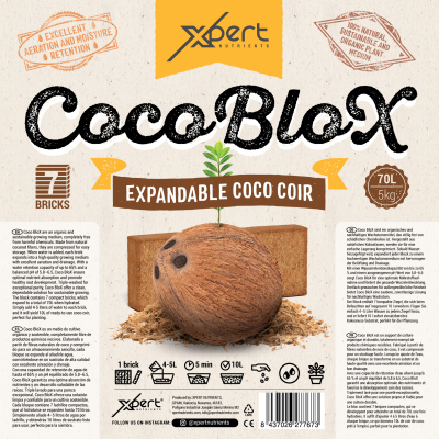Xpert Nutrients Coco BloX - 7 coco coir bricks
